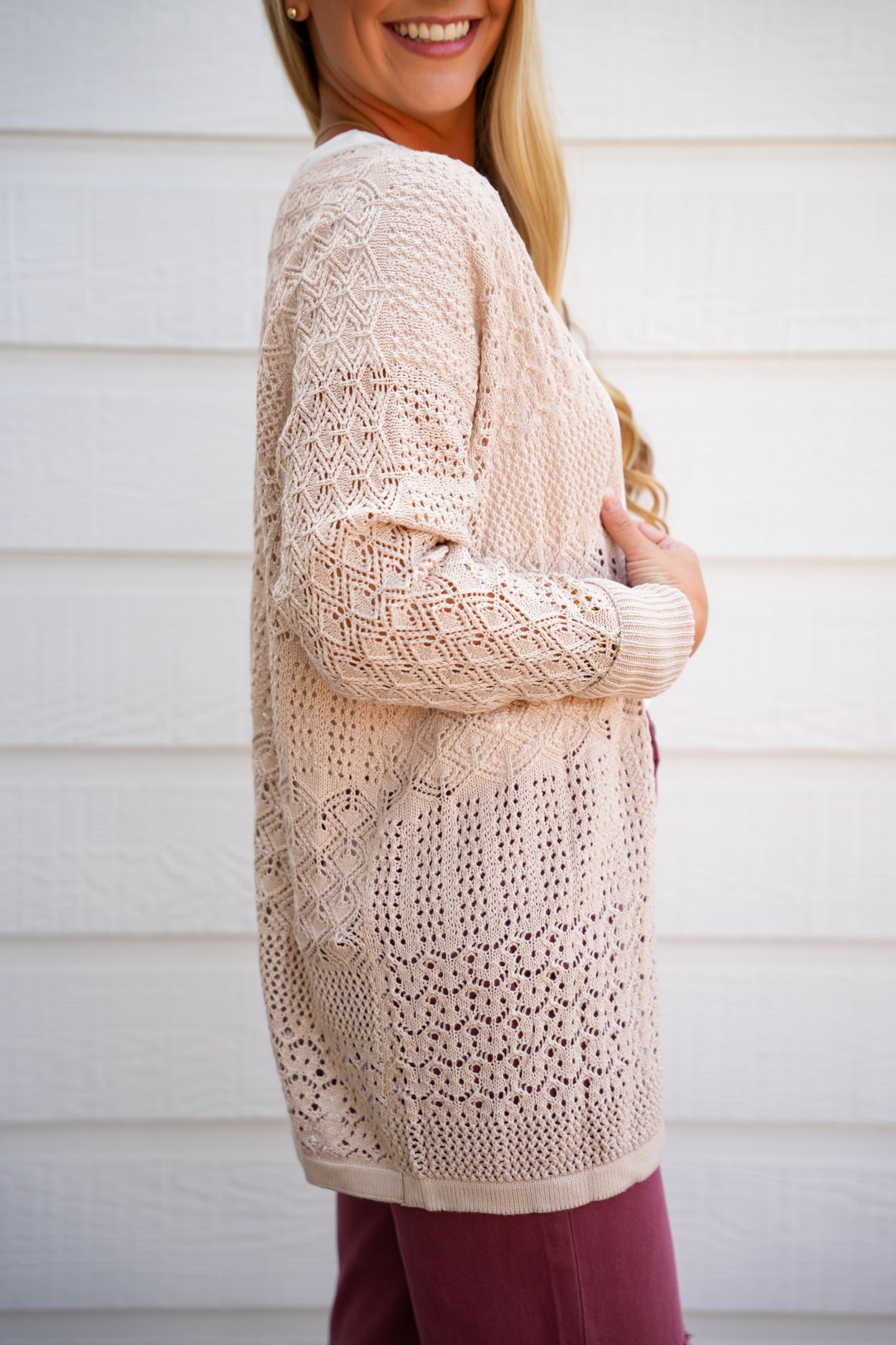 Big Dreams Cardigan - Jet Stream
