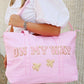 Nylon Tote Weekender Bag - Dusty Rose - Southern Belle Boutique