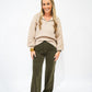 Anabel Wide Leg Pant - Hunter Green
