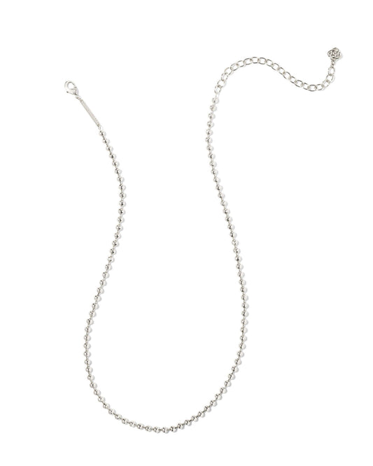 Oliver Chain Necklace Silver - Southern Belle Boutique