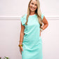Mint Mini Shift Dress - Southern Belle Boutique