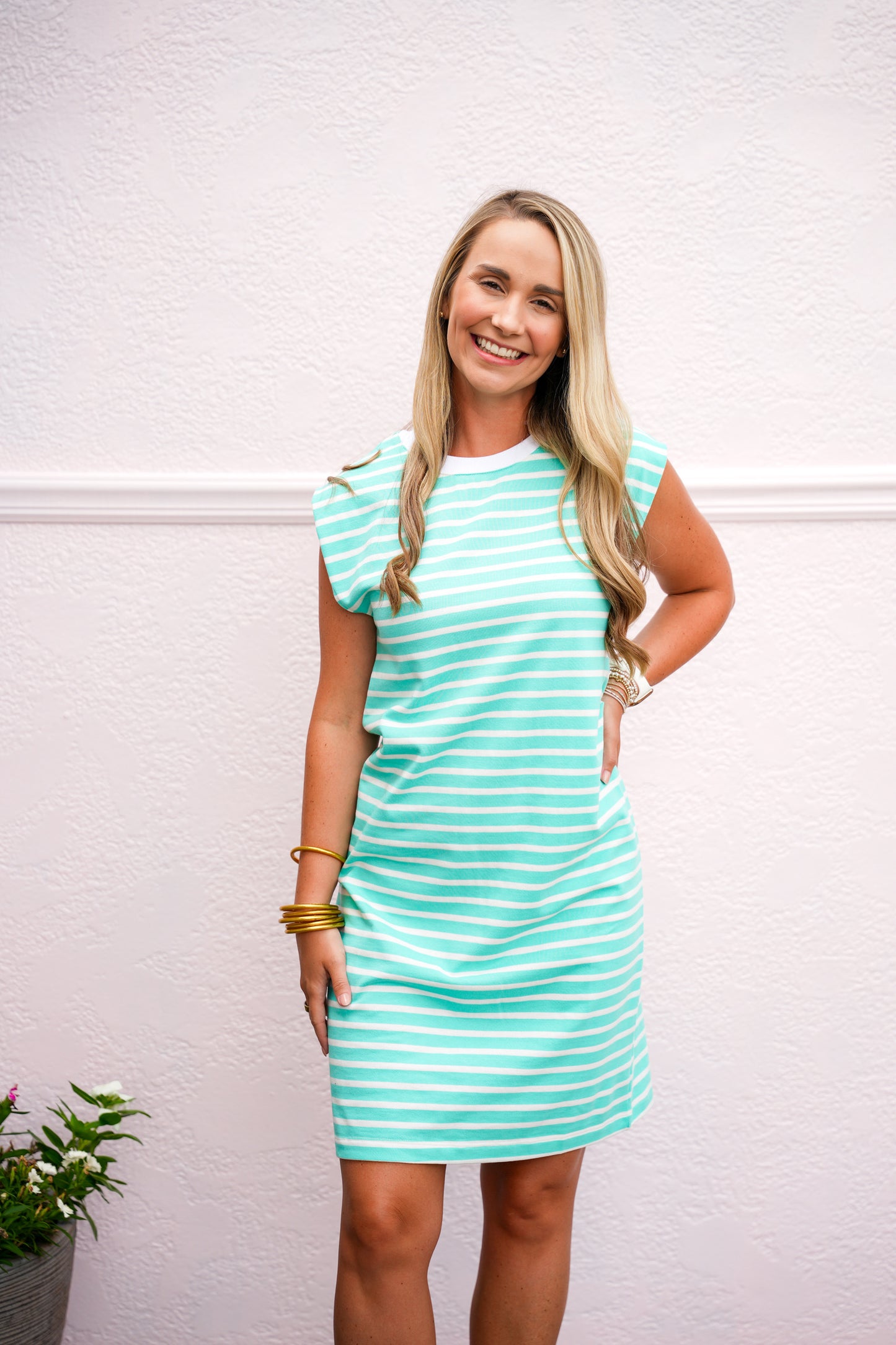 Mint Mini Shift Dress - Southern Belle Boutique