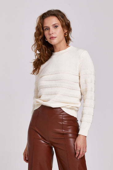 Bennett Sweater - Off White - Southern Belle Boutique