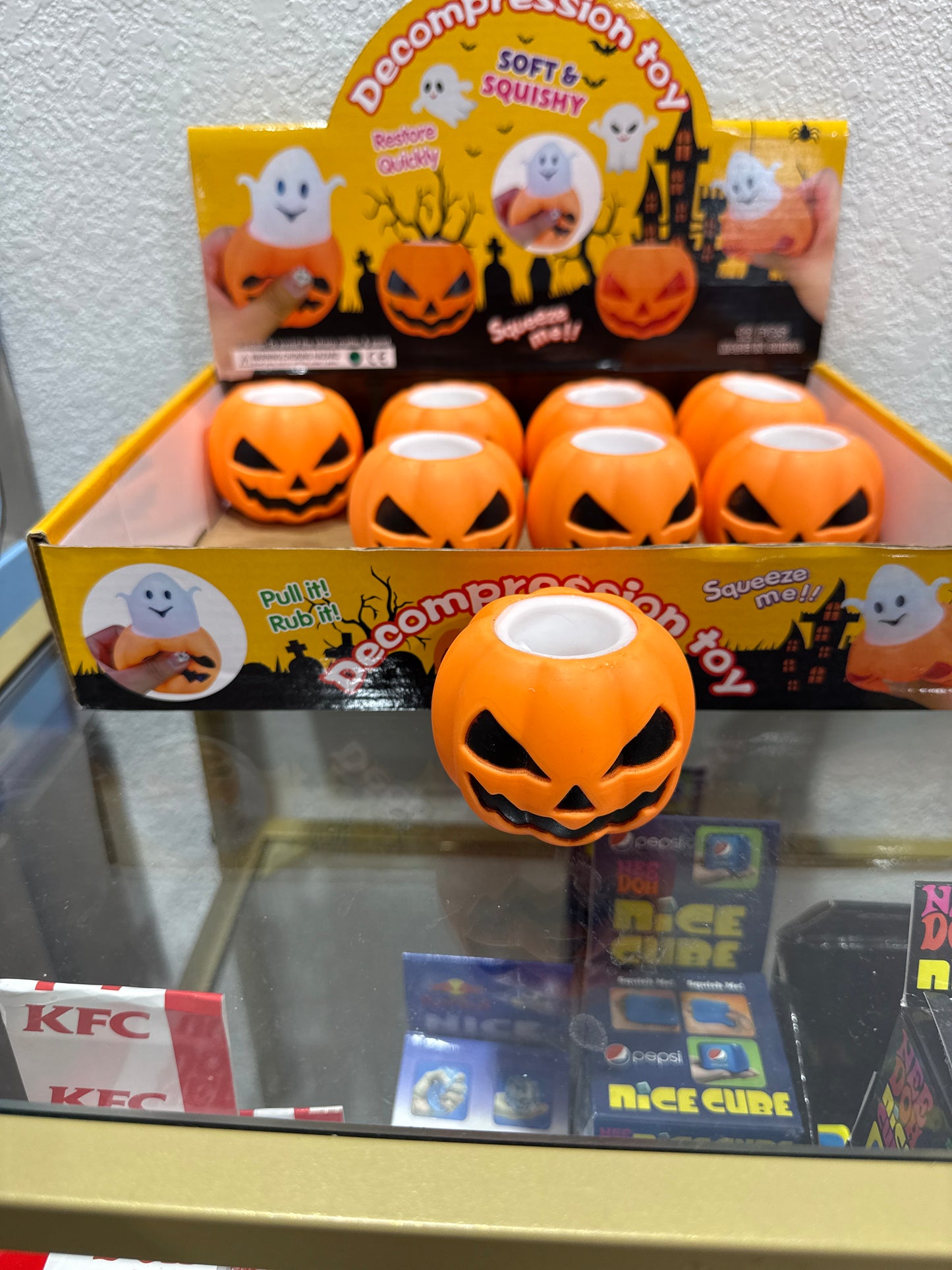 Squishy Pumpkin w/ pop out Ghost