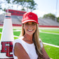 Game Day Trucker Hat - Red - Southern Belle Boutique