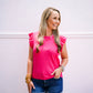 Akiko Rib Top - Pink Paradise - Southern Belle Boutique