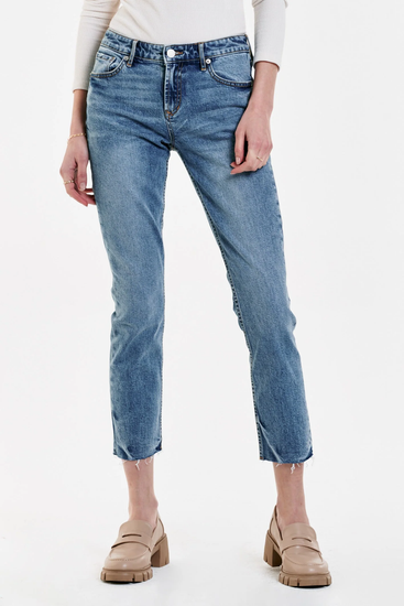 Blaire High Rise Ankle Slim Straight Jeans - Lyon - Southern Belle Boutique