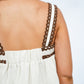Linen Scalloped Trimed Short Set - Southern Belle Boutique