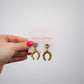 Rodeo Gold Horse Shoe Earrings - Southern Belle Boutique