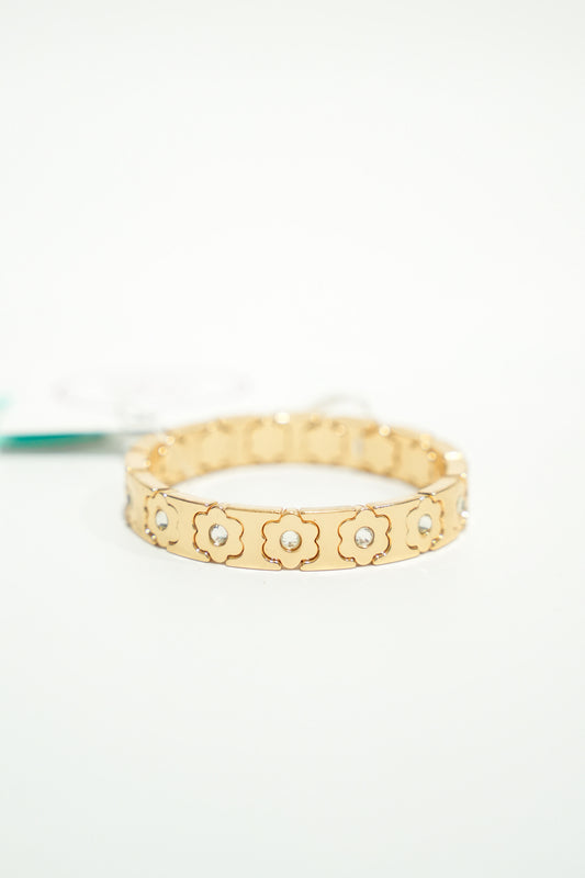 Candy Gem Bracelet - Gold Flower - Southern Belle Boutique