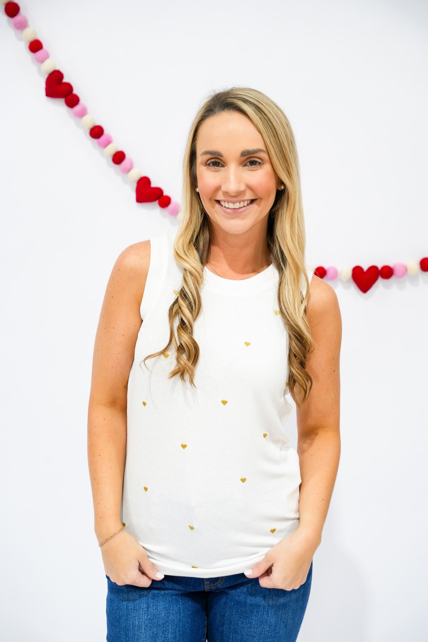 Cleo Tank - White Gold