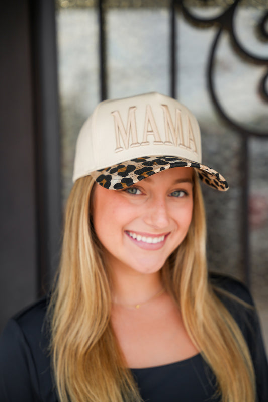 Leopard MAMA Hat