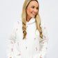 Floral Fleece Hoodie - Southern Belle Boutique