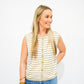 Havanna Striped Sweater Tank - Southern Belle Boutique