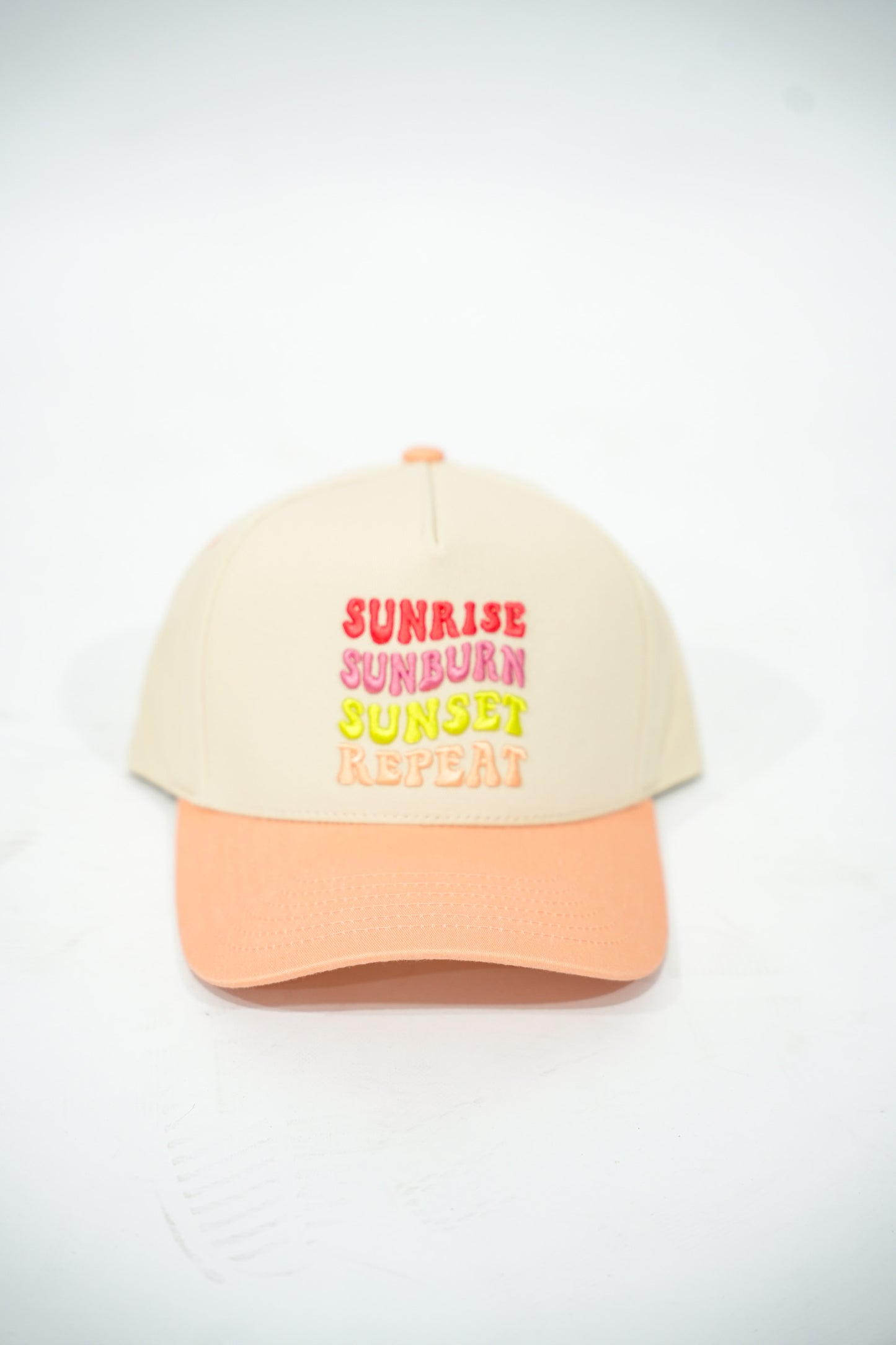 Sunrise Sunburn Sunset Repeat Canvas Cap - Southern Belle Boutique