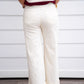Meg High Rise Wide Leg - Candle