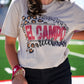 Leopard Football Laces Tee