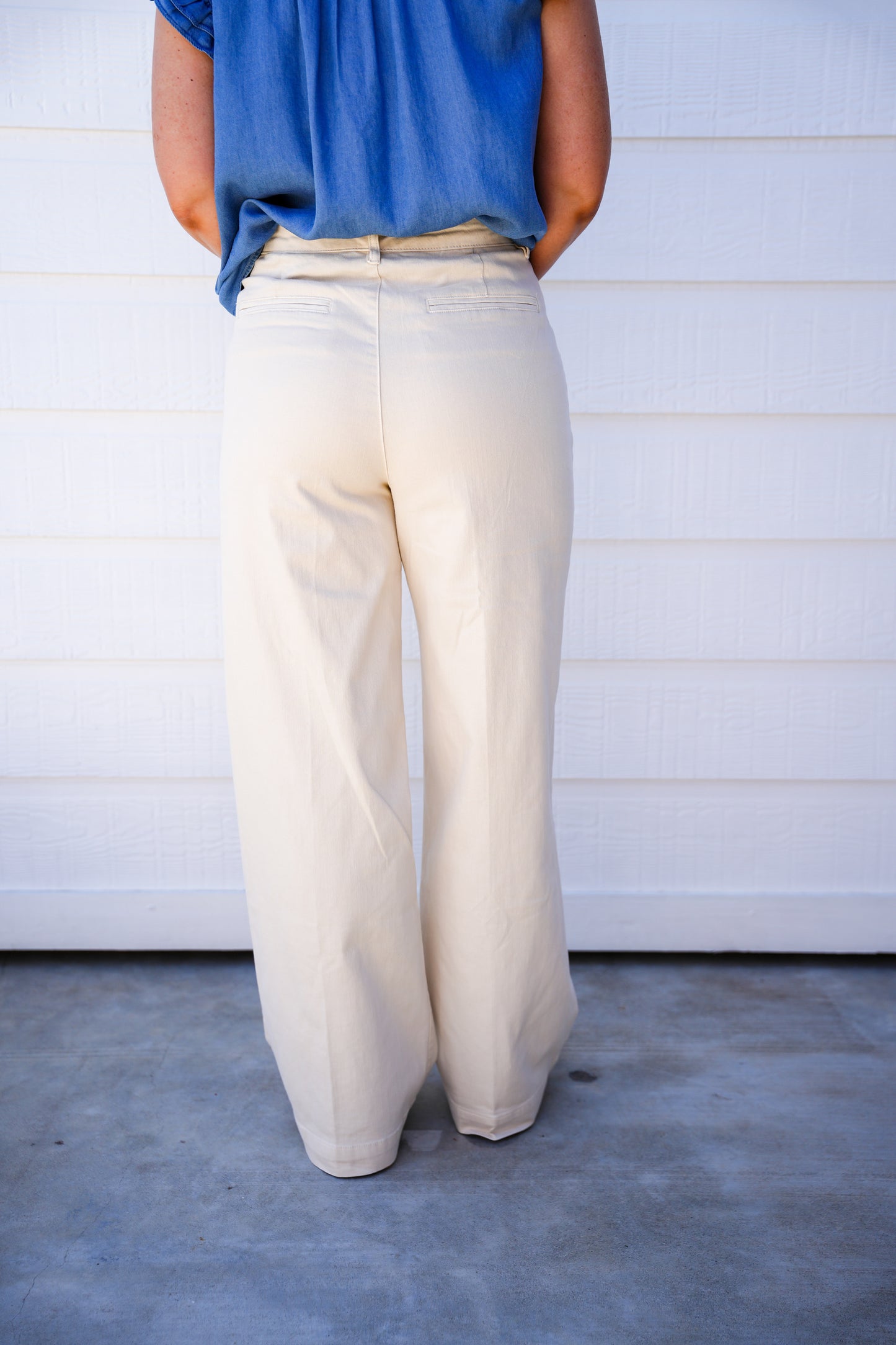 Bristol Pant - Alabaster - Southern Belle Boutique