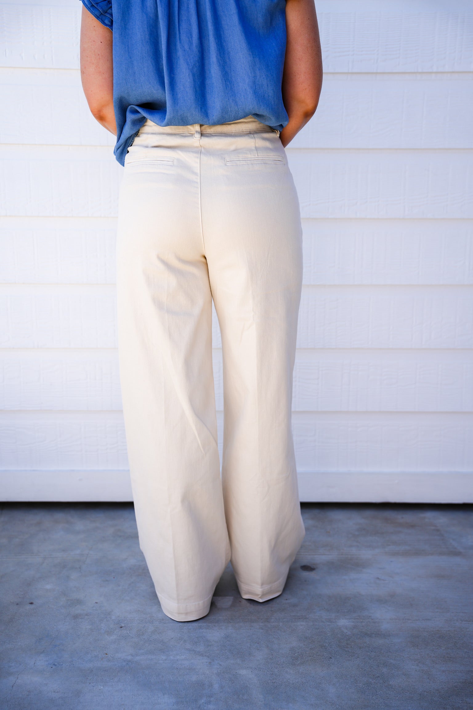 Bristol Pant - Alabaster - Southern Belle Boutique