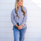 Black Striped Button Down Shirt