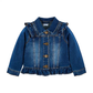 Ruffle Denim Jacket - Southern Belle Boutique