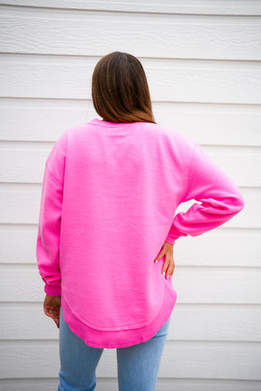 Pink Heart Sweatshirt - Southern Belle Boutique