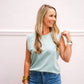 Bree Top - Crystal Lake - Southern Belle Boutique