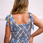 Blue Shoulder Strap Maxi Dress - Southern Belle Boutique