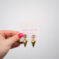 Skinny Heart Earrings - Southern Belle Boutique