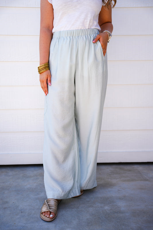 Paris Pant - Aquamarine - Southern Belle Boutique