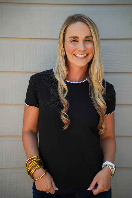 Zuma Top - Black - Southern Belle Boutique