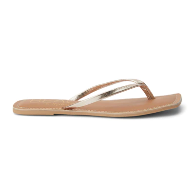 Bungalow Thong Sandal - Gold - Southern Belle Boutique