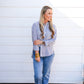 Black Striped Button Down Shirt