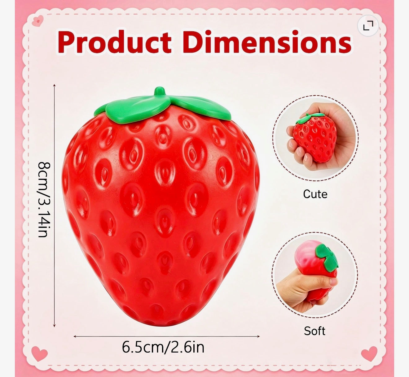 Strawberry Squishy - Mini - Southern Belle Boutique