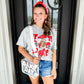 Football & Bows Tee