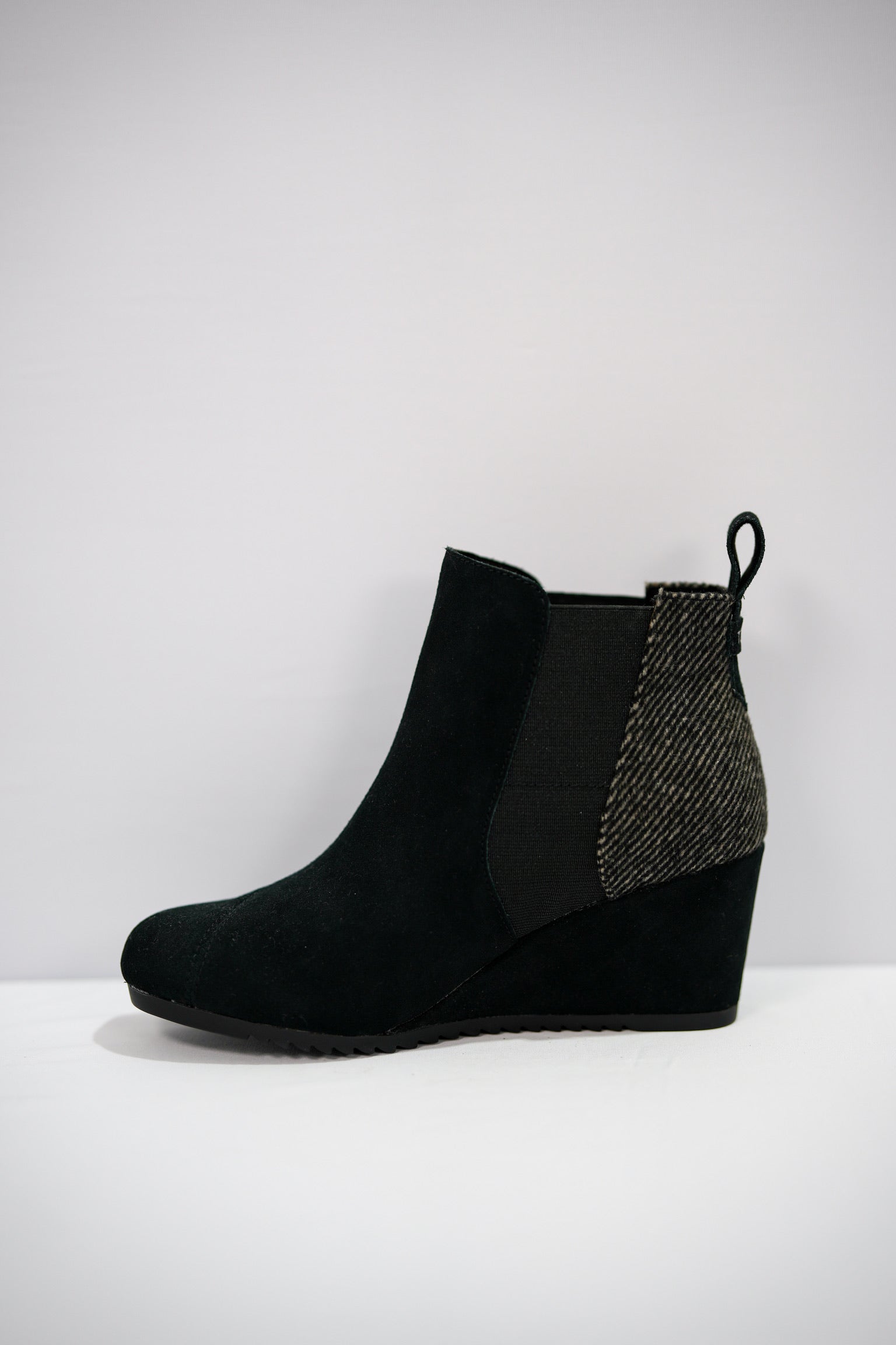 Emery Black Suede Boot - Southern Belle Boutique