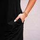 Black Shift Mini Dress
