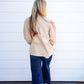 Taupe Embroidered Blouse