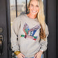 Faux Rhinestone Duck Sweatshirt