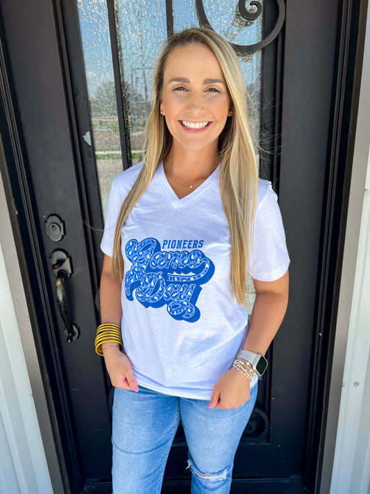Pioneer VNeck Game Day TShirt - Southern Belle Boutique