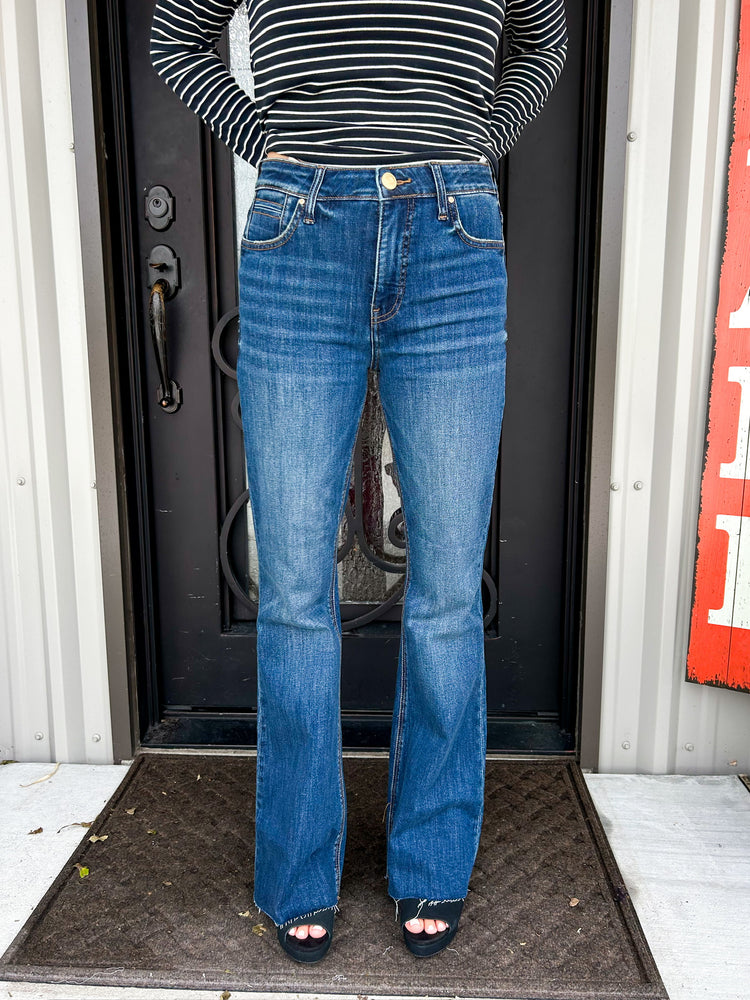 Stella High Rise Flare Jean - Decent Wash