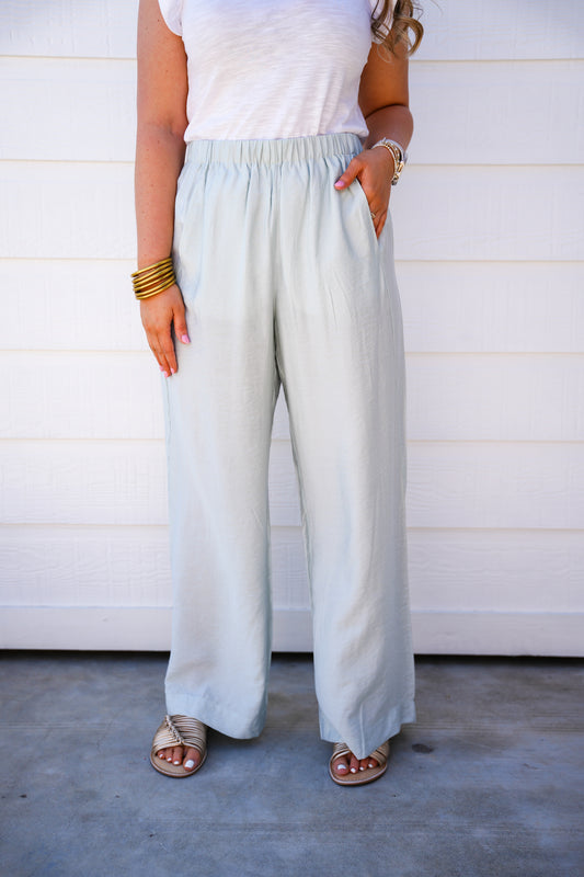 Paris Pant - Aquamarine - Southern Belle Boutique