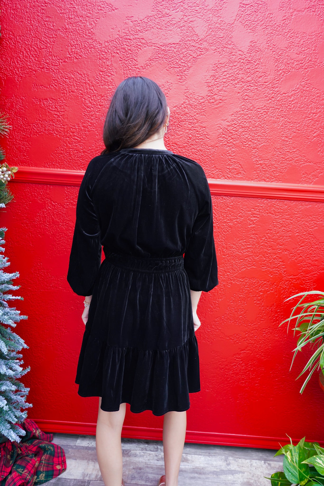 Gillian Dress - Black - Southern Belle Boutique