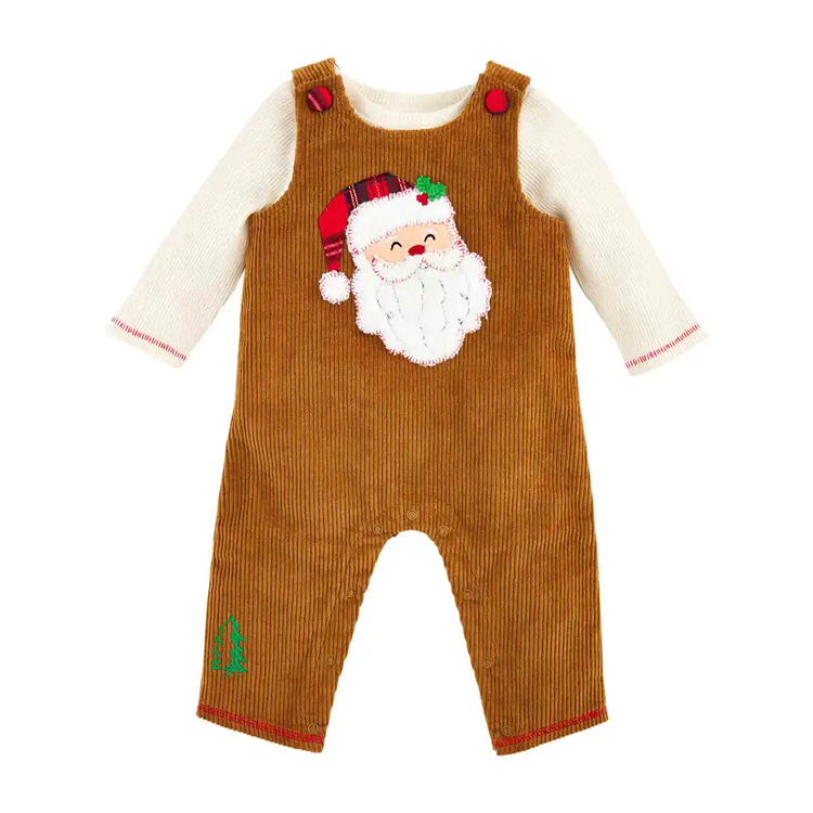 Santa Baby Corduroy Overalls - Southern Belle Boutique