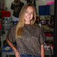 Jacquard Knit Top - Mocha - Southern Belle Boutique