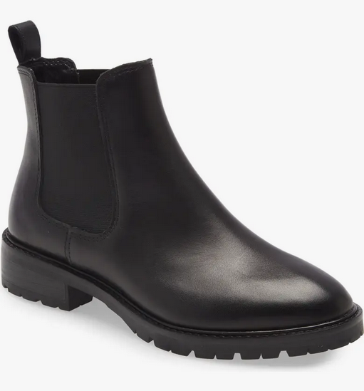 Leopold Chelsea Black Leather Boot - Southern Belle Boutique