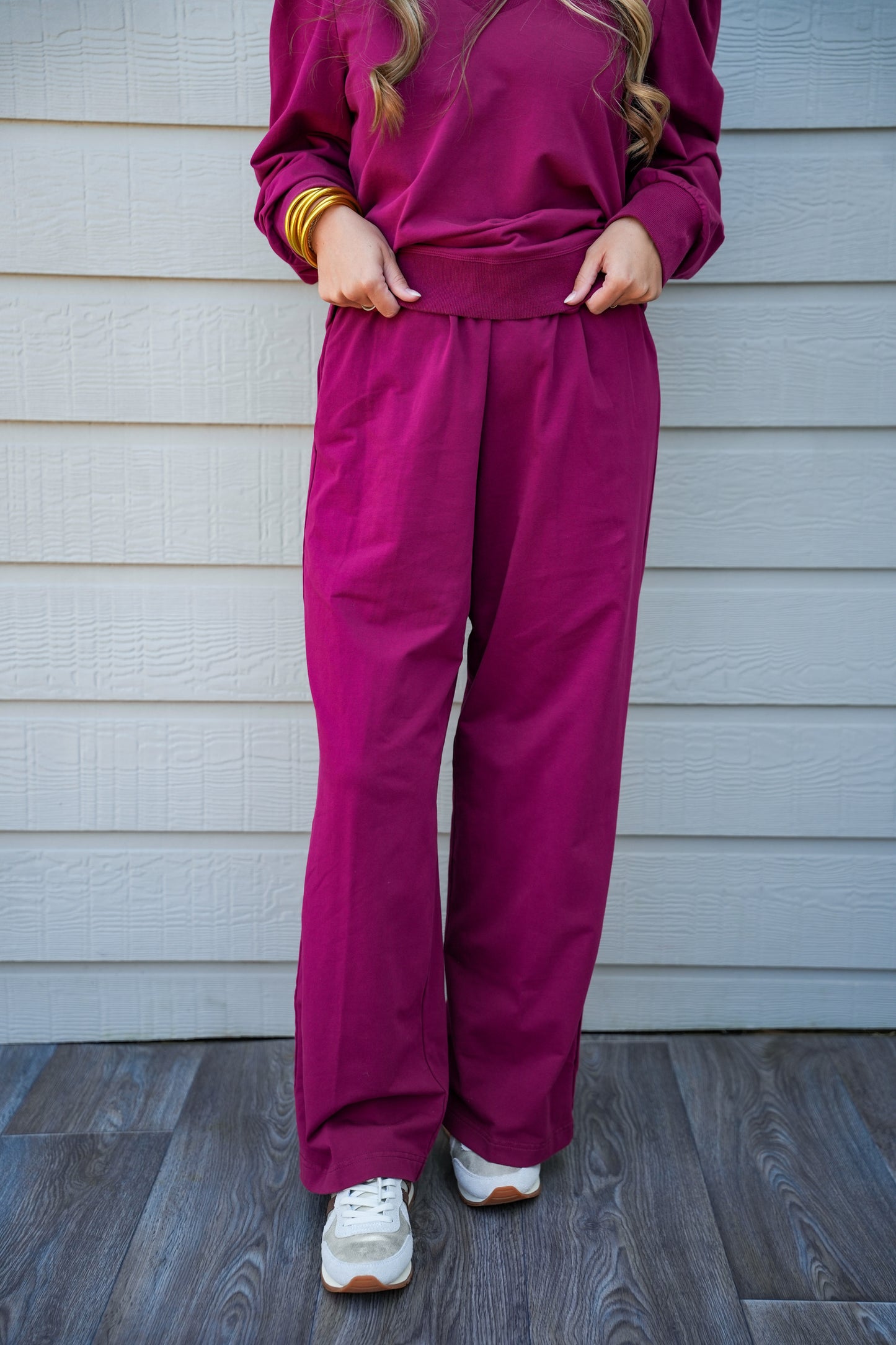 Zahara Sweatpant - Bordeaux