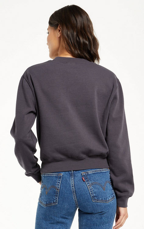 Classic Crew Sweatshirt Shadow - Southern Belle Boutique