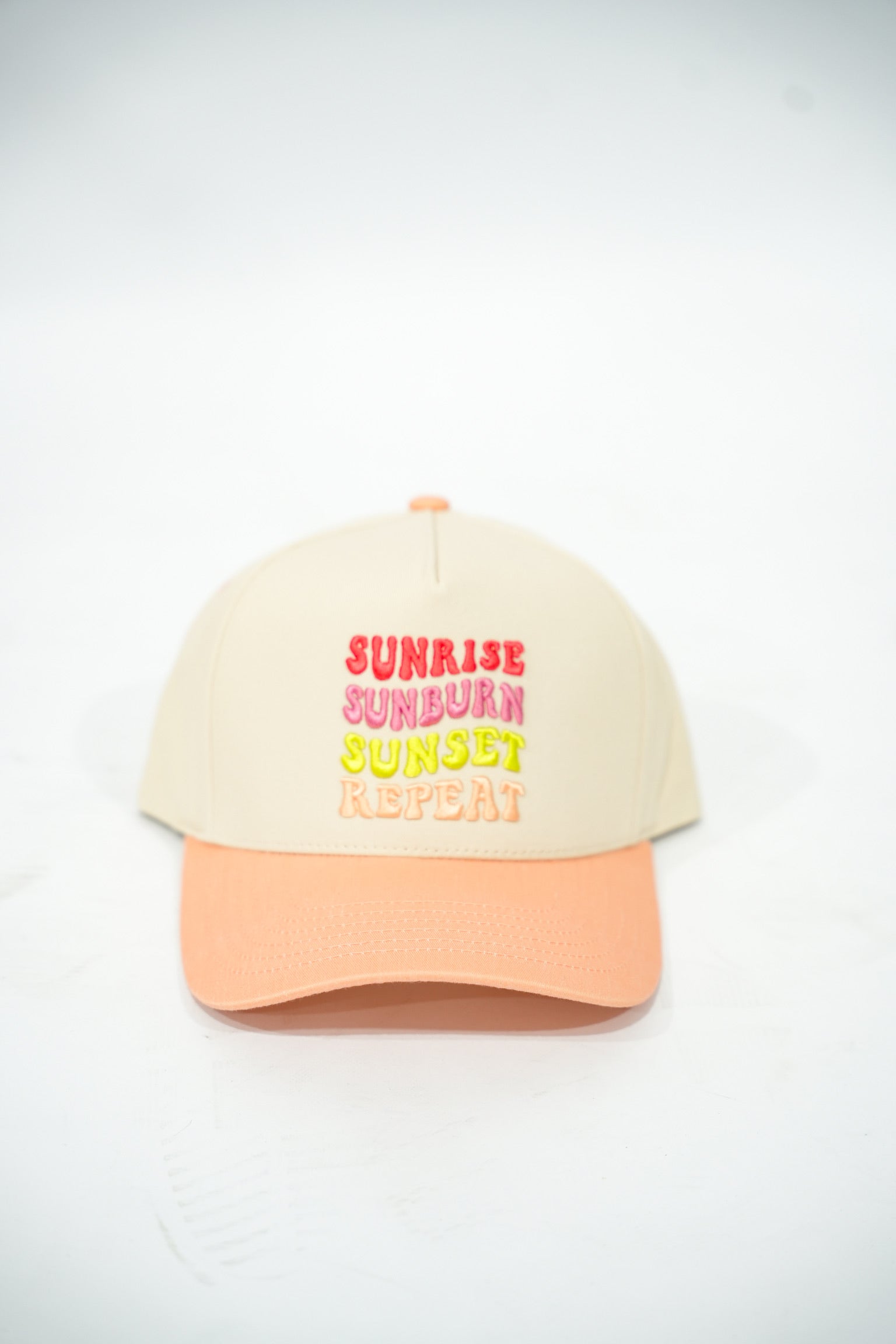 Sunrise Sunburn Sunset Repeat Canvas Cap - Southern Belle Boutique