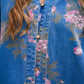Denim Floral Dress